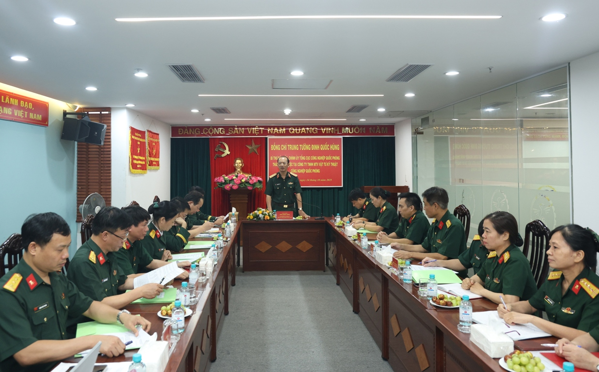 Công ty Vật tư kỹ thuật Công nghiệp quốc phòng: Chú trọng thực hiện hiệu quả hoạt động thương mại quân sự và kinh tế